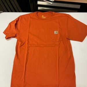 Carhartt Men's Orange Pocket T-Shirt